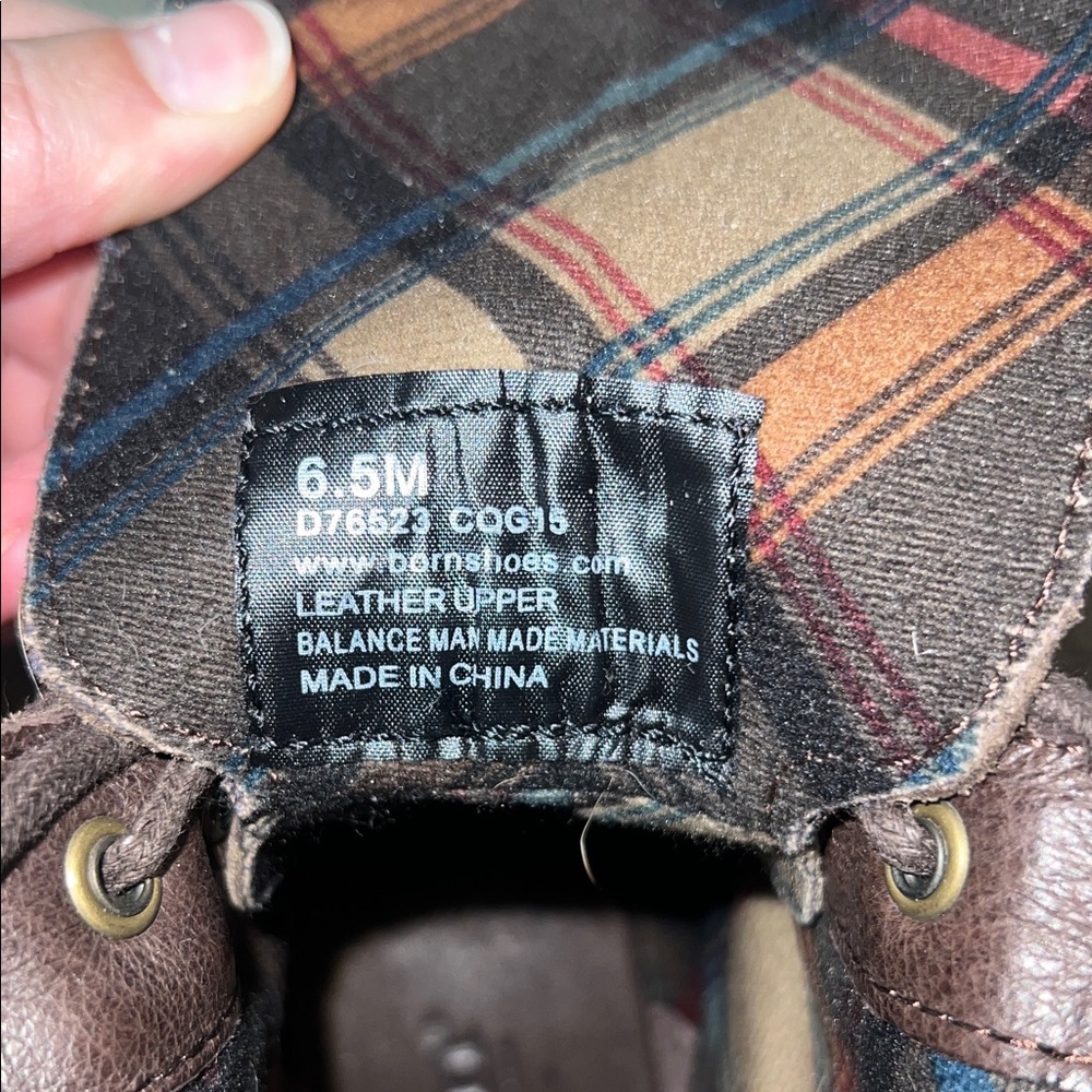 Born Black Leather Combat Boots - Picture 6 of 6